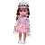 Кукла Ardana Baby шатенка с косичками с диадемой и аксеccуарами ABToys WJ-19257